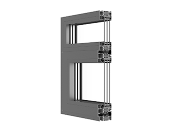 سلسلة 70 كسر الجسر الألومنيوم الملف الشخصي النافذة المنزلقة