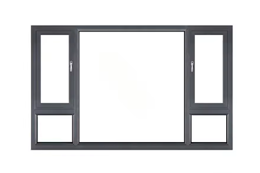 Perfil de aluminio de puente roto de la serie 110 Inclinación y ventana de giro-1