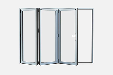 Puente roto de alta tecnología Puerta plegable de aluminio