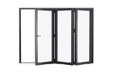 Puente roto de alta tecnología Puerta plegable de aluminio