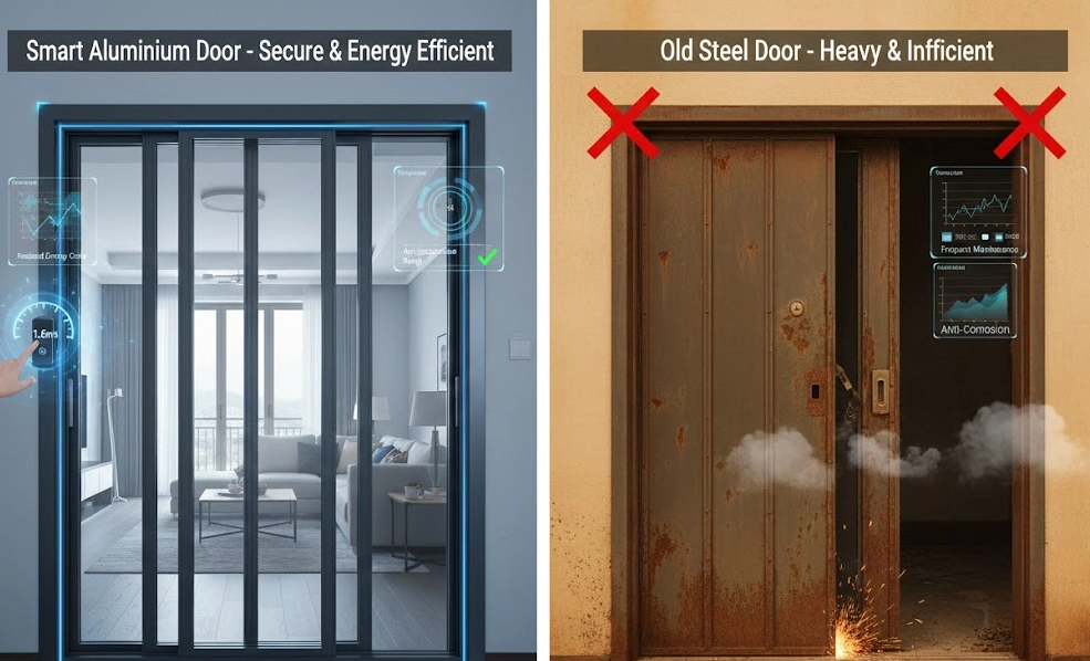 Which are the best security doors for homes in 2026, steel or aluminium